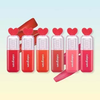 Colorgram Thunderball Tint Lacquer 6 COLOR,корейская косметика, КПОП 01 Romance Talk