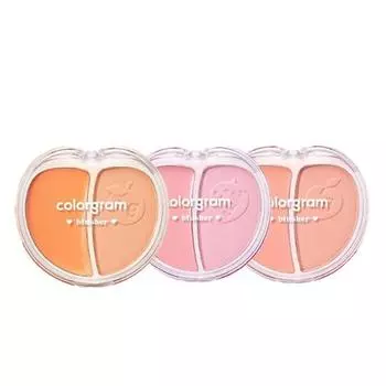 COLORGRAM Tintin Dory Duo Румяна 5г P000DZHP - 05 Red Heart Duo