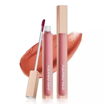 COLORKEY Water Miss Lip Tint Увлажняющая губная помада Матовый модный блеск для губ Не опадающая маска Не липнет (B305 Бриз)