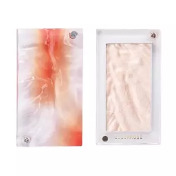 COLORROSE Water Surface Highlight (02 Sandy Beach Champagne) Glitter Powder Highlight Shading Luminizer COLORROSE