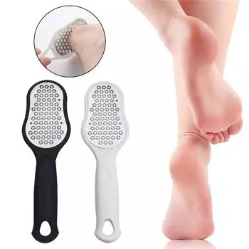 Colossal Foot Scrubber File Rasp Spa Dead Skin Callus Steel Care Remover Restore Foots L6P7 Black-1pcs