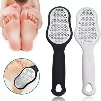 Colossal Foot Scrubber File Rasp Spa Омертвевшая кожа Мозоли Ноги Педикюр Уход Нержавеющая Средство Для Удаления Grat I4N7 Black-1pcs