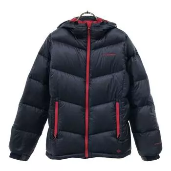 Columbia RN69724 Logo embroidery Long sleeve Down jacket M Navy Outdoors Women Used