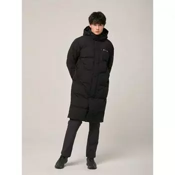 Columbia Signature Теплая длинная стеганая куртка черного цвета Black/105