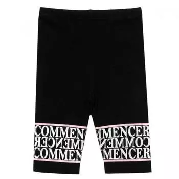 [comance] Детские жевательные штаны с надписью C2025p577 Black/100