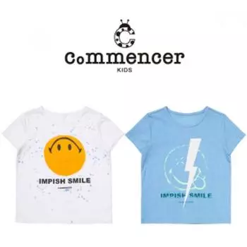 [comance] Футболки с принтом Acid Piece Wh C2065t501 White/100