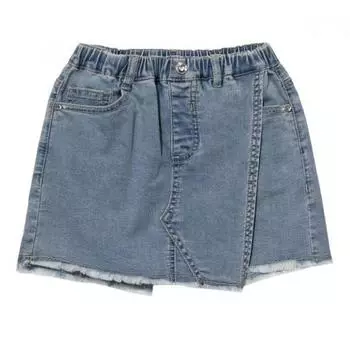[comance] Girls Shine Denim Skirt Pants C2021q252 Indigo Blue/100