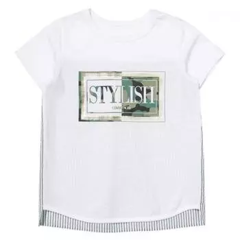 [comance] Kids Shine Camouflage Foil T shirT c2021T108 White/120