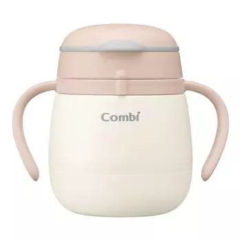 Combi наконец-то выпускает холодную кружку для холодного напитка Rakumag из нержавеющей стали розового цвета 180 мл Термос сохраняет прохладу благодаря соломинке Выпущено в феврале 2025 г. [Rakumag