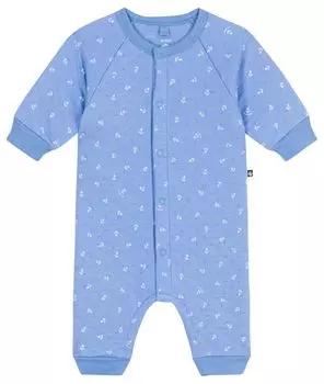 Combinaison A0CFU Light White 6 месяцев 67см [Petit Bateau] Синий/Выкл.
