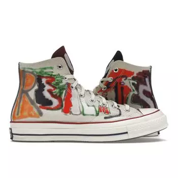Come Tees x Converse Chuck 70 High Realms and Realities Кроссовки унисекс Разноцветный Белый Мульти 173121C 36.5