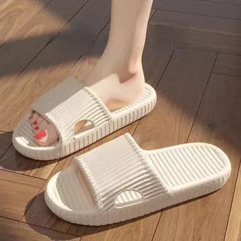Comemore Sandal Slippers Simple Fashion Home Couple Нескользящие тапочки для ванной комнаты Женские домашние мужские шлепанцы Женские сандалии Лето 2024 36-37(fit35-36) чёрный