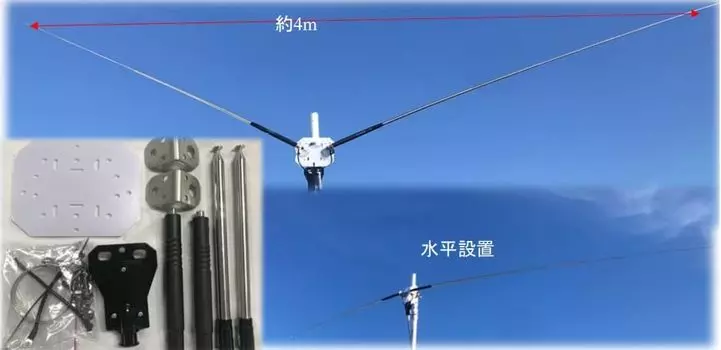 Comet простая в установке дипольная антенна CDP-406 7/50 МГц