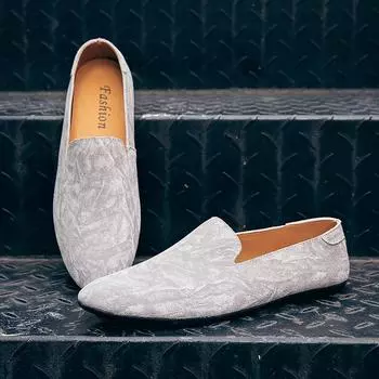 Удобные мужские мокасины, дизайнерские туфли для вождения из натуральной кожи, мужские туфли на плоской подошве, мужские лоферы, повседневная обувь без застежек, новые туфли-лодочки 36