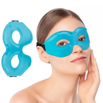 Comfytemp многоразовая маска для глаз охлаждающая гелевая маска для глаз охлаждающая маска для глаз холодная и горячая маска для глаз для охлаждения маска для глаз для сна летняя охлаждающая синий