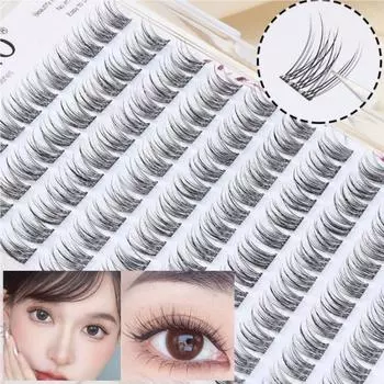 Comic Eye Самоклеящиеся накладные ресницы Мягкие пучковые накладные ресницы Индивидуальные накладные ресницы Вечеринка 10-12MM