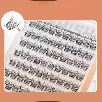 Comic Eye Самоклеящиеся накладные ресницы Мягкие пучковые накладные ресницы Индивидуальные накладные ресницы Ежедневно Style B