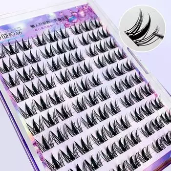 Comic Eye Самоклеящиеся накладные ресницы Sweet Cluster False Lashes Make Up чёрный
