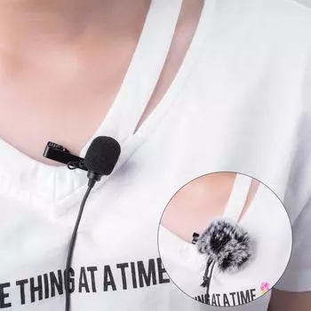 COMICA CVM-V02O Всенаправленный петличный петличный микрофон Конденсаторный микрофон Разъем XLR поддерживает 48 В 1.8M чёрный