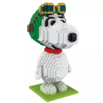 Comics Nanoblock - Большой щенок-пилот, Большой щенок-пилот, популярные корейские игрушки