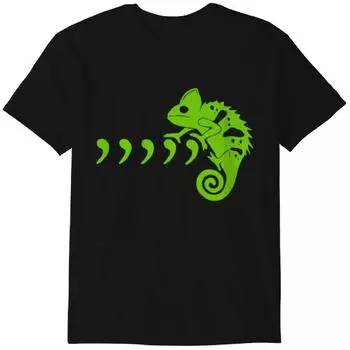 Comma Comma Chameleon funny tshirt T-shirt Classic T-shirt S
