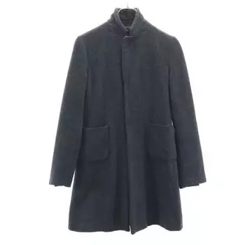 COMME des GARCONS 10AW Made in Japan Wool Blend Long coat S gray Women Used