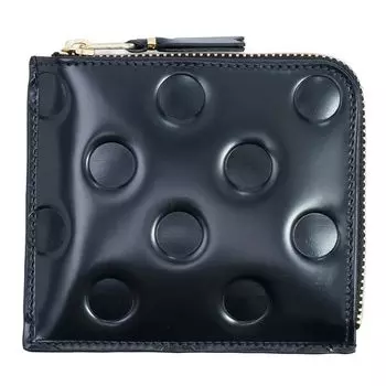 COMME des GARCONS Fold Wallet POLKA DOTS EMBOSSED WALLET SA3100NE BLACK BK Comme des Garcons Men s Women s [Item]