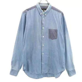 COMME des GARCONS HOMME PLUS made in Japan Long sleeve Chambray Button down shirt Men s Used