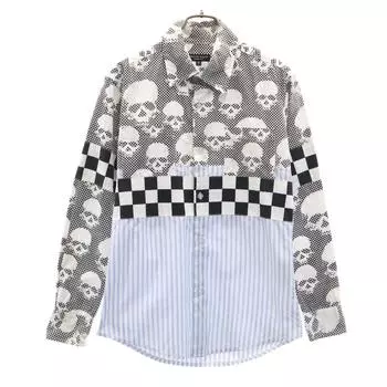 COMME des GARCONS HOMME PLUS сделано в Японии Комбинезон с ручками Рубашка с длинным рукавом Мужская Б/У