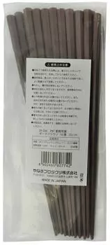 Commercial Resin Heat Resistant Chopsticks PBT Light Brown 10 Pieces Commercial Dishwasher Safe JA-036