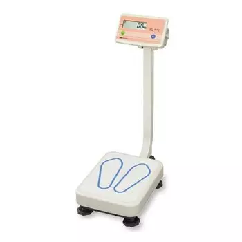 Commercial Scale with Pole White A&D AD-6207A