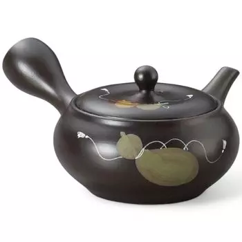 Commercial Teapot with Refreshing Mesh and Made in Japan J-kitchens Tokoname-yaki Strainer, 370cc,