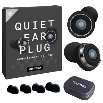 commoc ТИХИЕ БЕРУШИ тихие беруши беруши сон высокая эффективность для детей храп сильнейший шум звукоизоляция беруши шумоподавление 40 дБ