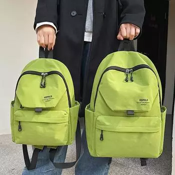 Рюкзак для поездок на работу, школьный рюкзак для средней школы, легкий женский рюкзак S чёрный