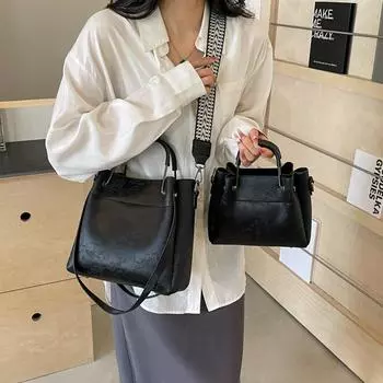 Commuter big bag women s 2024 summer new tote bag women s large-capacity shoulder bag portable messenger bag women s bag