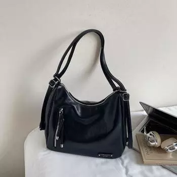 Commuter tote bag women s large-capacity new autumn and winter retro shoulder messenger bag fashionable backpack