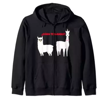 Como Te Llama Gift Alpaca Zip Parka