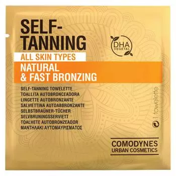 Comodynes Tanning Natural & Fast Bronzing салфетки-автозагары
