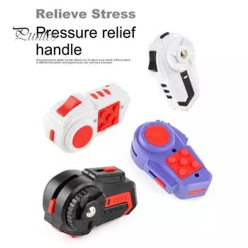 Компактная игрушка-антитревожность, новинка, коврик для пальцев, кубик-антистресс, детский подарок белый