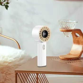 Compact Handheld Fan for Travel And Office Use белый