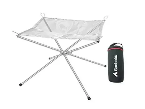 compact mesh bonfire stand storage pouch fire blowing GaobabuGaobabu (with & stick)