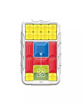 Компактный мобильный слайд-головоломка Brain Blur Battle Game [Little Swallow] Игра, портативная, обучение, профилактика, (белый) белый