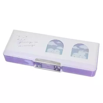 Compact pencil case Juicy striped moth double-sided long-tailed