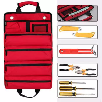 Compact Tool Bag with 5 Versatile Compartments for Easy Organization хаки