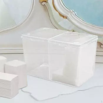 Органайзер для косметических подушечек и тампонов с отсеком для чистый