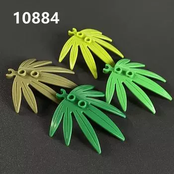 Compatible Building Block 10884 Small Particles Building Block Parts Accessories 30239 Plants Flowers And Plants Trees Leaves Pine Leaves 1 piece