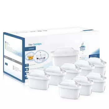 Compatible cartridge for BRITA water purifier BRITA MAXTRA compatible filter cartridge for water purification high set of 8 pot, removal, [non-genuine