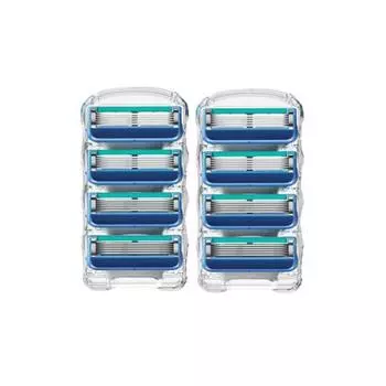 [Совместимо] Gillette Fusion Manual 5-слойное бритвенное лезвие Power Pro Shield Glide, 4 шт., 2 банки, корейское бритвенное лезвие