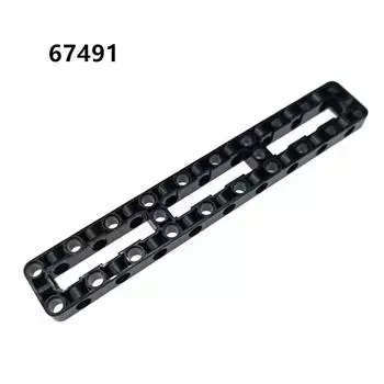 Compatible With 67491 Domestic Granular Building Block Spare Parts 3 19 With Hole Boom Frame, Beam Moc Technology Spare Parts