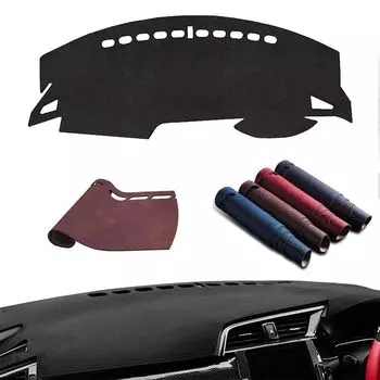 Compatible with Honda Civic Dashboard Mat, FK7 Series, FK8 Series, FC1 Series, 2017 - One Size